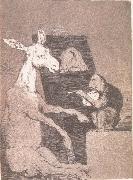 Francisco Goya Ni mas ni menos oil painting on canvas